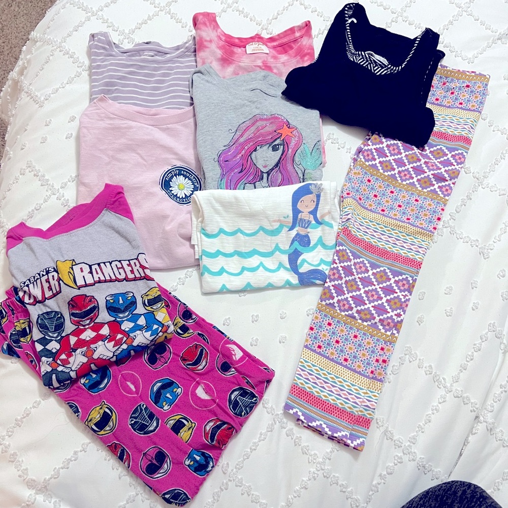 Girls clothing lot size 8